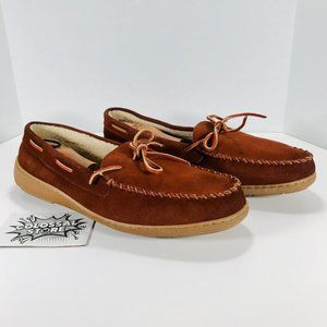 ❌SOLD❌ Hush Puppies Graham Slipper Leather Nubuck Brown